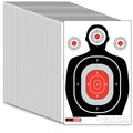 25 EZ2C 12"x18" Silhouette Shooting Target USA MADE Paper Range Targets (Peel-Off Pad of 25)