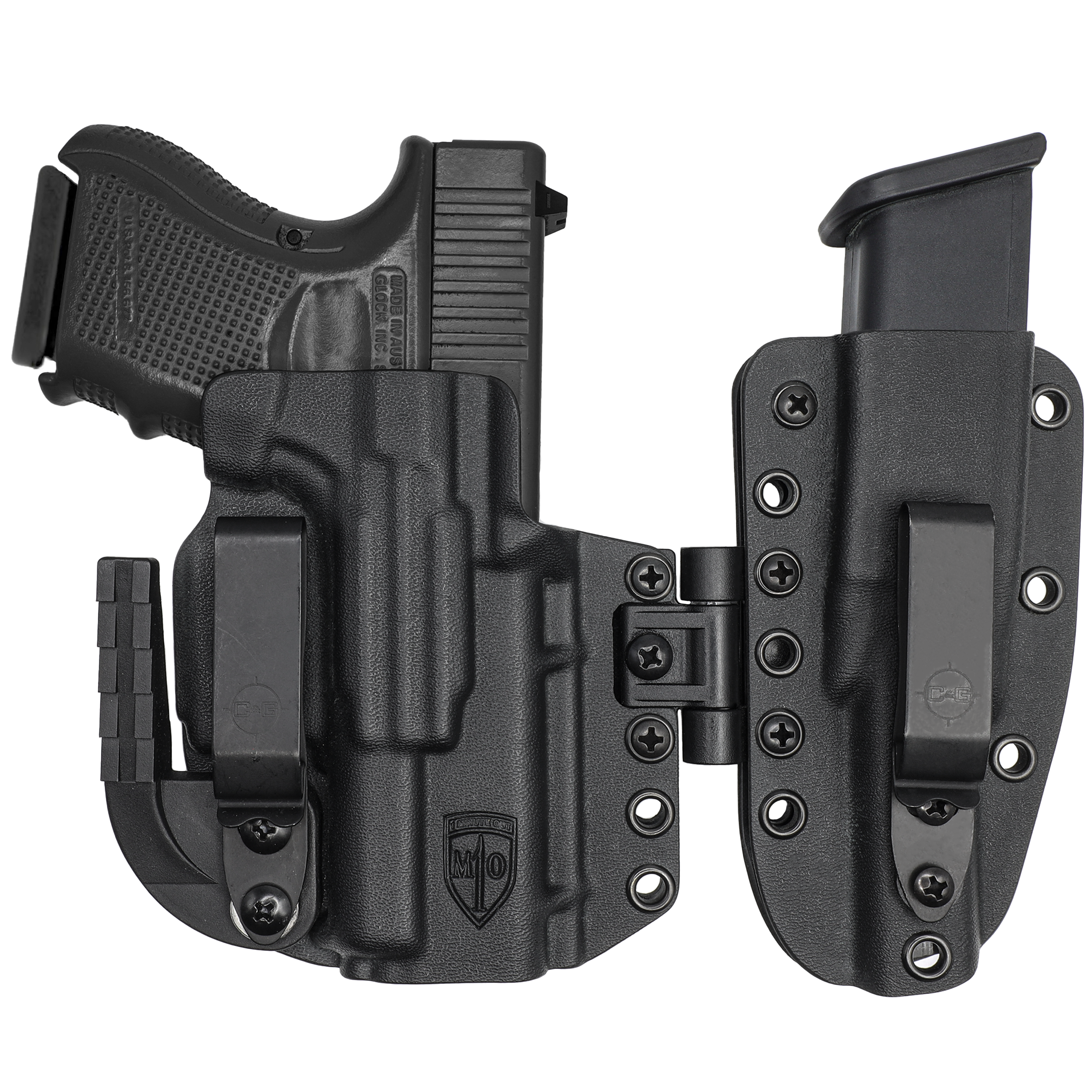 GLOCK 26/27/28 | MOD1 Appendix Sidecar Kydex Holster System | QUICKSHIP | C&G Holsters