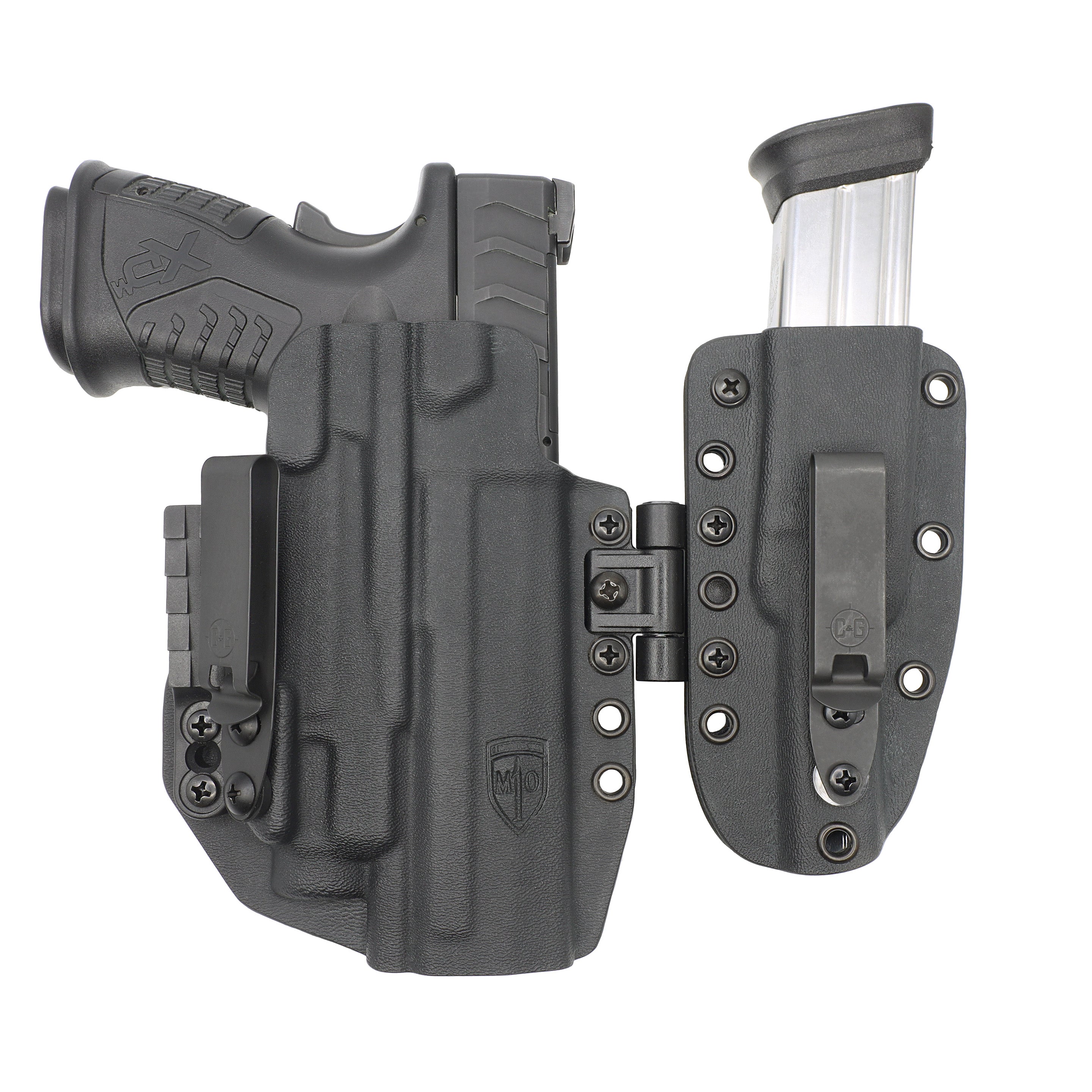 Springfield XD-M 4.5"/3.8" TLR-7/A/X | MOD1-LIMA Appendix Sidecar Kydex Holster System | QUICKSHIP | C&G Holsters