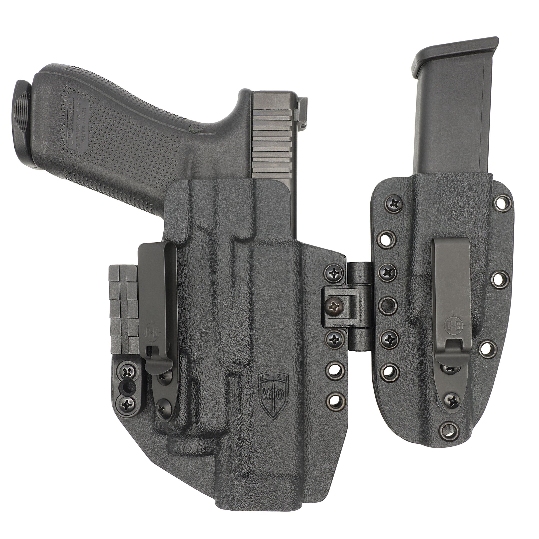 GLOCK 17/19 TLR-8/A/G | MOD1-LIMA Appendix Sidecar Kydex Holster System | QUICKSHIP | C&G Holsters