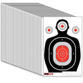 50 EZ2C 12"x18" Silhouette Shooting Paper Target USA MADE Premium Targets for Range (Peel-Off Pad 50)