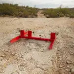 Adjustable Ballistic Rubber Target Stand