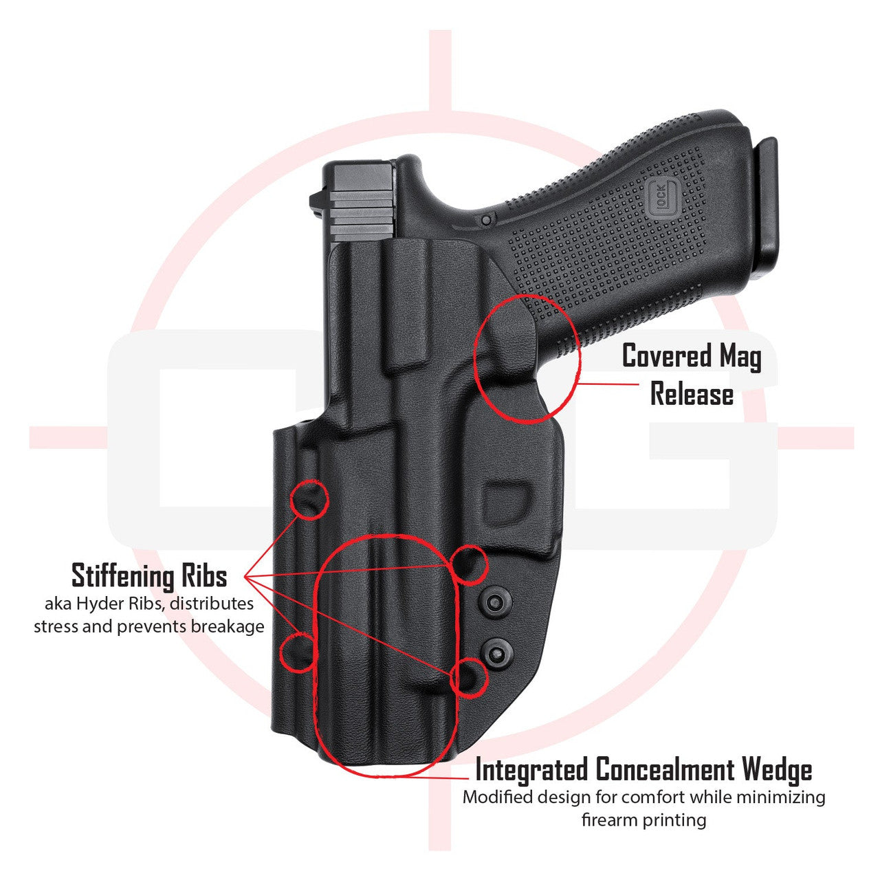 Springfield Echelon 4.0C | IWB COVERT/ALPHA Kydex Holster | QUICKSHIP | C&G Holsters