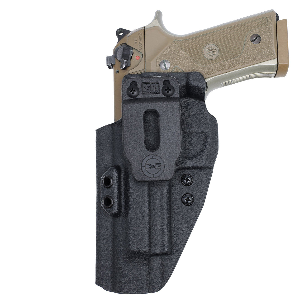 Beretta 92FS/96/M9A3/M9A4 | IWB COVERT/ALPHA Kydex Holster | QUICKSHIP | C&G Holsters