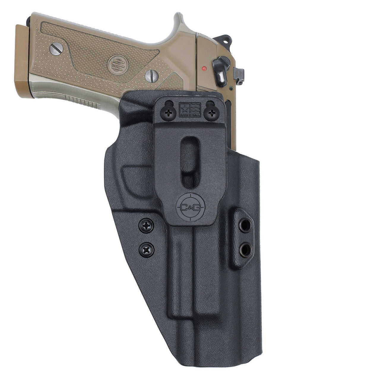 Beretta 92FS/96/M9A3/M9A4 | IWB COVERT/ALPHA Kydex Holster | QUICKSHIP | C&G Holsters
