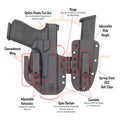 Shadow Systems MR920/XR920 | MOD1 Appendix Sidecar Kydex Holster System | QUICKSHIP | C&G Holsters