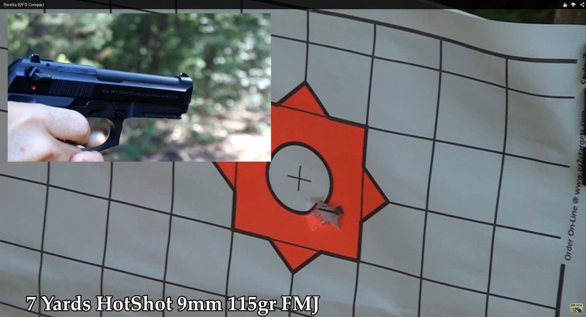EZ2C Targets #7: Four Bullseye Plus Sight in 11”x17” Made in USA